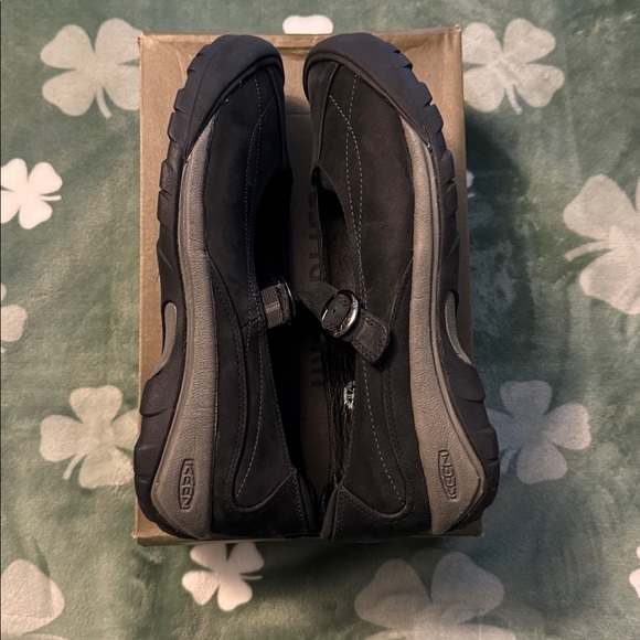 Keen Toyah MJ Black Nubuck Mary Jane W12 - Picture 5 of 13